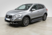 Suzuki SX4 S-Cross 2013-2016 Progi Boczné Bosphorus Black (2 szt., Aluminium) zdjęcia 1