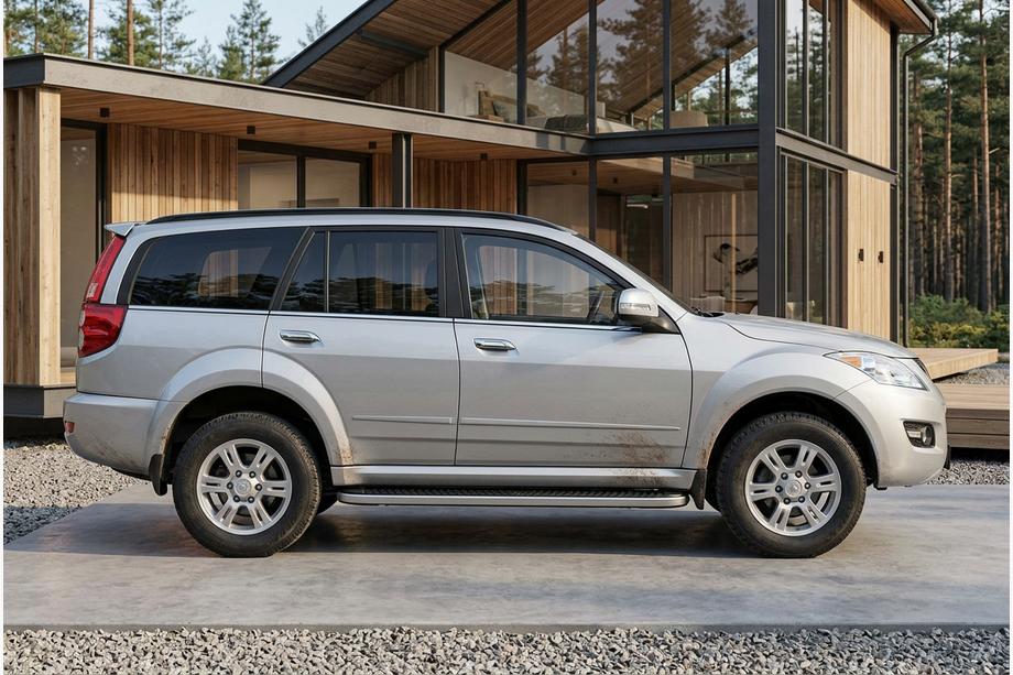 GreatWall Haval/Hover H3 2005-2013 Progi Boczne Tayga Grey (2 szt., Aluminium) Image