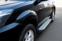 GreatWall Haval/Hover H3 2005-2013 Progi boczne Allmond Grey (2 szt., aluminium) zdjęcia 1