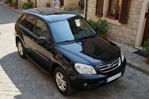 Chery Tiggo 3 2005- Progi Boczné Bosphorus Black (2 szt., Aluminium) zdjęcia 1