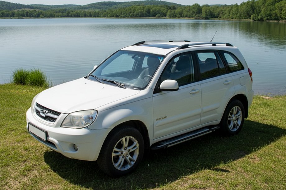 Chery Tiggo 3 2005- Progi Boczné Rainbow (2 szt., Aluminium) Image
