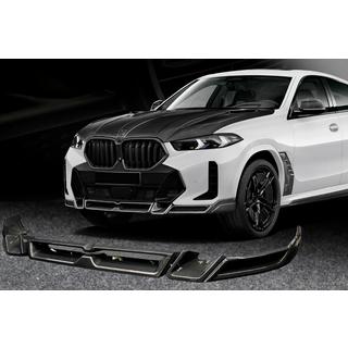 Nakładka na Przedni Zderzak Lip LRT (do M-Sport 2023+, Carbon) BMW X6 G06 2019–2027 zdjęcia 1