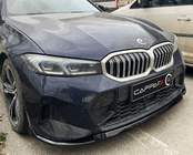 BMW 3 Series G20/G21 2018- Nakładka na Przedni Zderzak EuroCap V1 (do M-Performance 2022-, Czarny Połysk) zdjęcia 2