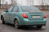 Chevrolet Lacetti 2003-2024 Tylny Ochraniacz AK002 Czarny (42mm, Stal Nierdzewna) zdjęcia 4