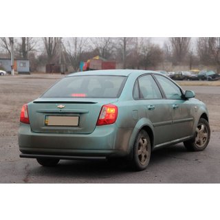 Tylny Ochraniacz AK002 Czarny (42mm, Stal Nierdzewna) Chevrolet Lacetti 2003-2024 zdjęcia 3