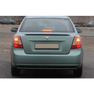 Tylny Ochraniacz AK002 Czarny (42mm, Stal Nierdzewna) Chevrolet Lacetti 2003-2024 zdjęcia 2