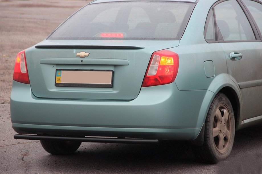 Chevrolet Lacetti 2003-2024 Tylny Ochraniacz AK002 Czarny (42mm, Stal Nierdzewna) Image