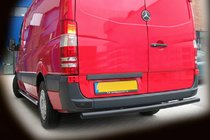 Mercedes Sprinter W906 2006–2018 Tylny Ochraniacz AK002 Czarny (Stal Nierdzewna) zdjęcia 1