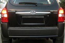 Hyundai Tucson JM 2004- Pałąk Tylny AK002 Czarny (Stal Nierdzewna) zdjęcia 1