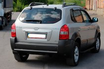 Hyundai Tucson JM 2004- Pałąk Tylny AK002 Czarny (Stal Nierdzewna) zdjęcia 2