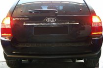 Kia Sportage 2004-2010 Pałąk Tylny AK002 Czarny (Stal Nierdzewna) zdjęcia 3
