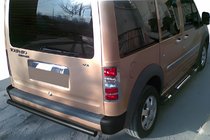 Ford Connect 2002–2006 Tylna Belka AK-002 Czarna (Stal Nierdzewna) zdjęcia 1