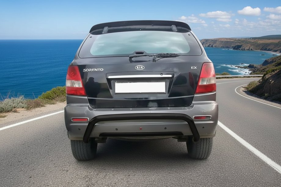 Kia Sorento I BL 2002-2009 Pałąk Tylny Black (Stal Nierdzewna) Image
