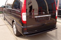 Mercedes Vito W639 2004-2014 Pałąk Tylny AK002 Czarny (Stal Nierdzewna) zdjęcia 7