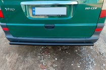 Mercedes Vito W639 2004-2014 Pałąk Tylny AK002 Czarny (Stal Nierdzewna) zdjęcia 3
