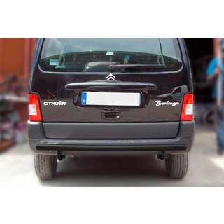 Tylny Ochraniacz Black (Stal Nierdzewna) Citroen Berlingo 1996-2008 zdjęcia 1