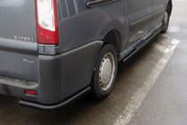 Citroen Jumpy 2007–2017 Tylne narożniki Black (2 szt., stal nierdzewna) zdjęcia 1