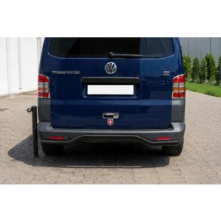 Tylna Belka Wave AK006 Czarna (Stal Nierdzewna) Volkswagen T5 Caravelle 2004-2010