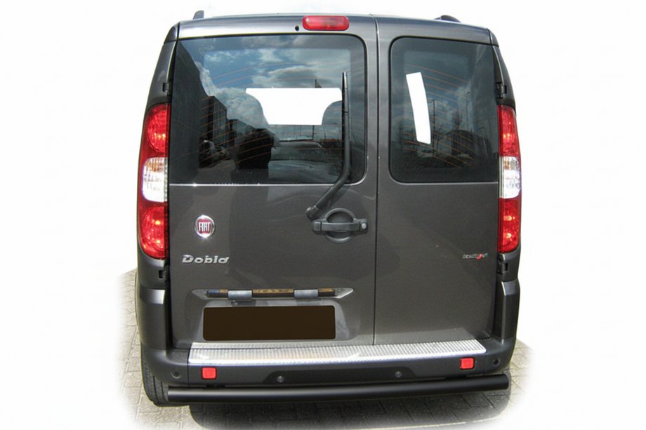 Fiat Doblo I 2005-2010 Pałąk Tylny AK002 Czarny (Stal Nierdzewna) Zdjęcia 1