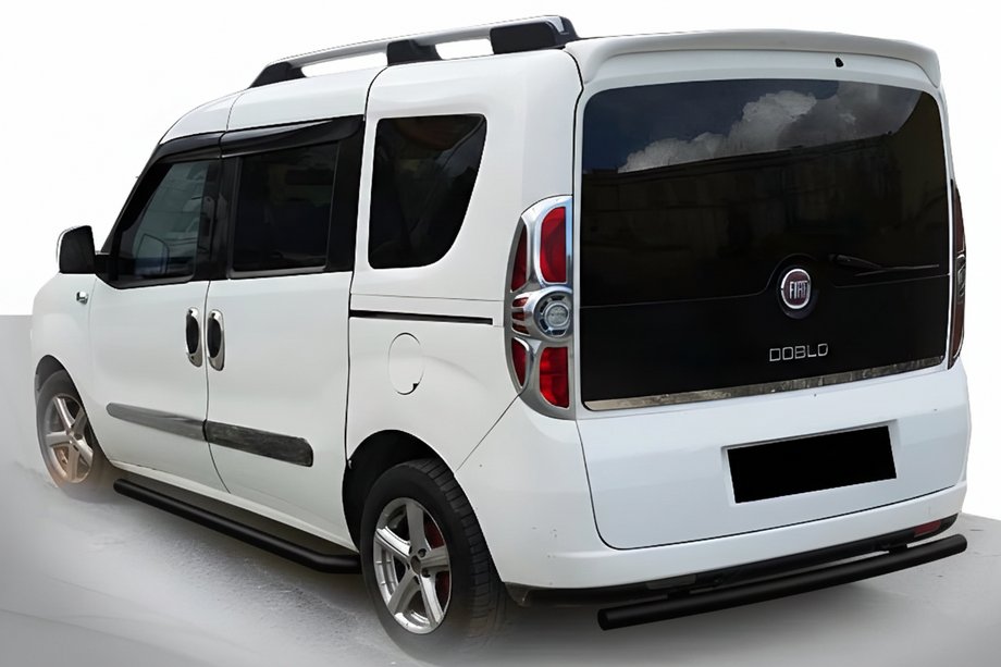 Fiat Doblo II 2010-2022 Pałąk Tylny AK002 Czarny (Stal Nierdzewna) Image