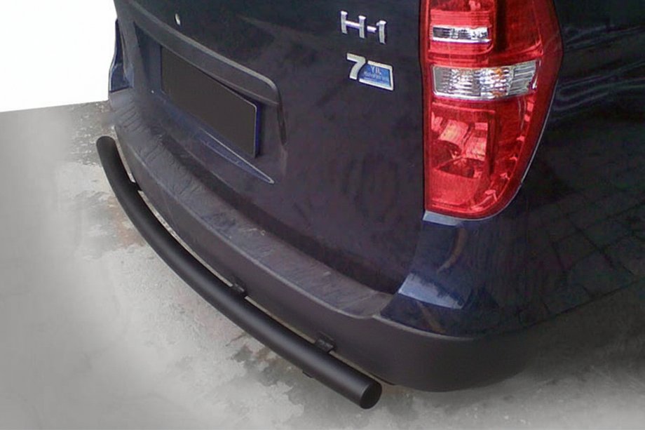 Hyundai H300, H1, Starex 2008-2020 Pałąk Tylny AK002 Czarny (Stal Nierdzewna) Image