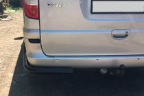 Mercedes Viano 2004-2014 Tylne Narożniki AK003 Czarny (2 szt, Stal Nierdzewna) zdjęcia 5