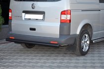 Volkswagen T5 Multivan 2003–2010 Tylna Belka AK002 Czarna (Stal Nierdzewna) zdjęcia 3
