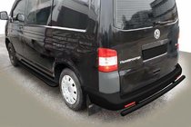 Volkswagen T5 Multivan 2003–2010 Tylna Belka AK002 Czarna (Stal Nierdzewna) zdjęcia 6