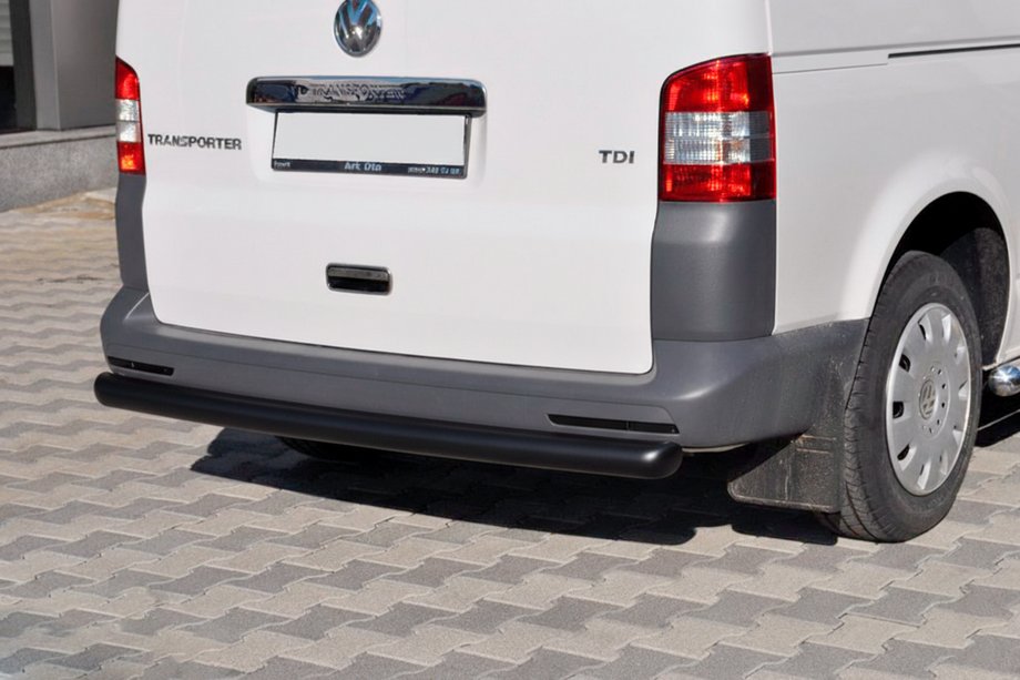 Volkswagen T5 2010-2015 Tylna Belka AK002 Czarna (Stal Nierdzewna) Image