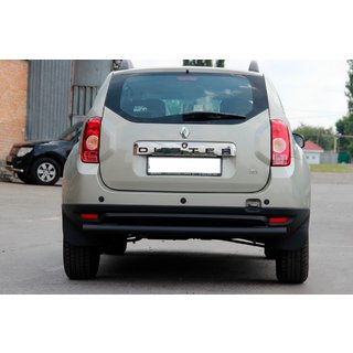 Tylna Prosta Belka Black (Stal Nierdzewna) Renault Duster 2008–2017 zdjęcia 1