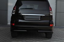 Toyota Land Cruiser Prado 120 2002-2009 Tylne narożniki AK003 Czarny (2 szt., nierdzewne) zdjęcia 5