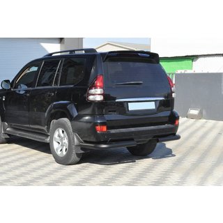 Tylne narożniki AK003 Czarny (2 szt., nierdzewne) Toyota Land Cruiser Prado 120 2002-2009 zdjęcia 3