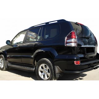 Tylne narożniki AK003 Czarny (2 szt., nierdzewne) Toyota Land Cruiser Prado 120 2002-2009 zdjęcia 1
