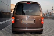 Volkswagen Caddy 2010-2015 Tylne narożniki AK003 Czarny (2 szt., nierdzewne) zdjęcia 1