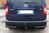 Volkswagen Caddy 2010-2015 Tylne narożniki AK003 Czarny (2 szt., nierdzewne) zdjęcia 3