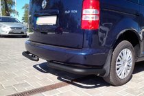 Volkswagen Caddy 2010-2015 Tylne narożniki AK003 Czarny (2 szt., nierdzewne) zdjęcia 8