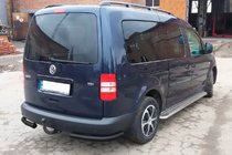 Volkswagen Caddy 2010-2015 Tylne narożniki AK003 Czarny (2 szt., nierdzewne) zdjęcia 6