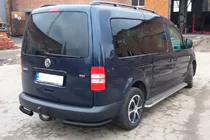 Volkswagen Caddy 2004-2010 Tylne narożniki AK003 Czarny (2 szt., nierdzewne) zdjęcia 6