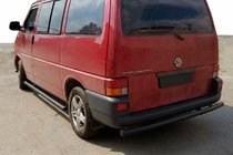 Volkswagen T4 Transporter 1990-2003 Tylna Belka AK002 Czarna (Stal Nierdzewna) zdjęcia 2