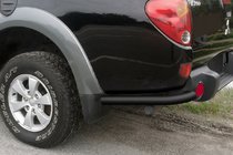 Mitsubishi L200 2006-2015 Tylne Narożniki AK003 Czarny (2 szt., Stal Nierdzewna) zdjęcia 3