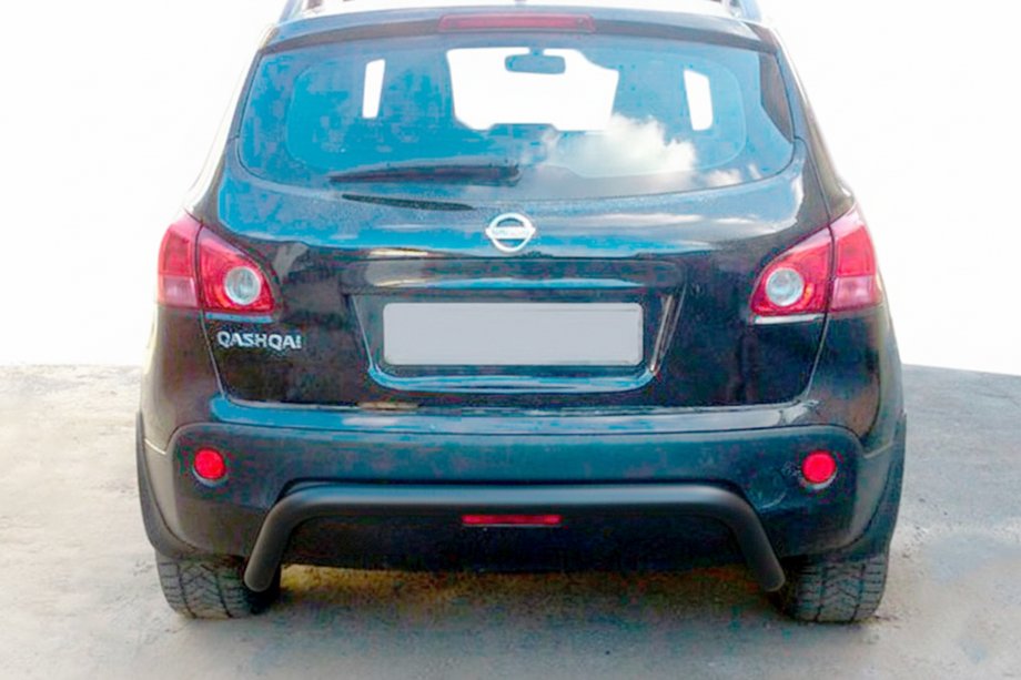 Nissan Qashqai 2007-2010 Tylna Belka AK007 Czarna (Stal Nierdzewna) Image