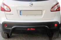 Nissan Qashqai 2010-2014 Tylna Belka AK007 Czarna (Stal Nierdzewna) zdjęcia 2
