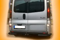 Nissan Primastar 2002-2014 Tylne Narożniki AK003 Czarny (Stal Nierdzewna) zdjęcia 3
