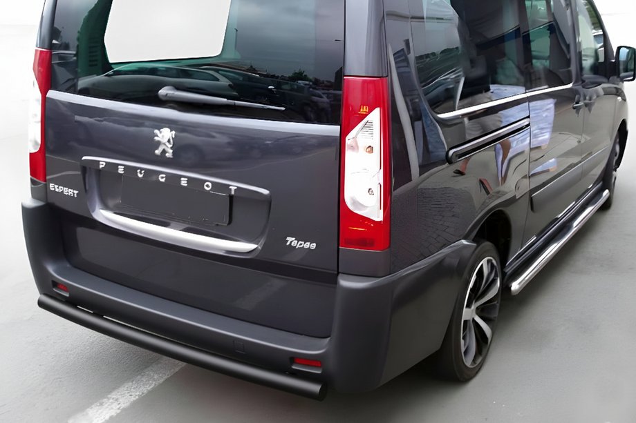 Peugeot Expert 2007-2016 Pałąk Tylny AK002 Czarny (Stal Nierdzewna) Image