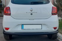Renault Sandero 2013-2022 Tylna Belka AK002 Czarna (Stal Nierdzewna) zdjęcia 1