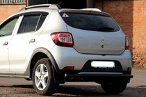 Dacia Sandero 2013-2020 Tylna Belka AK002 Czarna (Stal Nierdzewna) zdjęcia 3