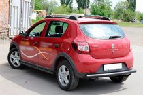 Dacia Sandero 2013-2020 Tylna Belka AK002 Czarna (Stal Nierdzewna) zdjęcia 8