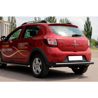 Tylna Belka AK002 Czarna (Stal Nierdzewna) Dacia Sandero 2013-2020 zdjęcia 2