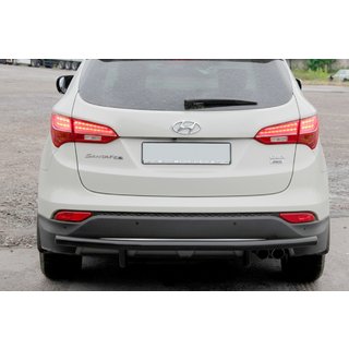Pałąk Tylny AK002 Czarny (Stal Nierdzewna) Hyundai Santa Fe 3 2012-2018 zdjęcia 3