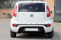 Kia Soul I 2008-2013 Tylna Belka AK002 Czarna (Stal Nierdzewna) zdjęcia 1